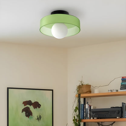 GlowNordic Glas LED Plafondlamp | Scandinavische Verlichting voor Elk Vertrek