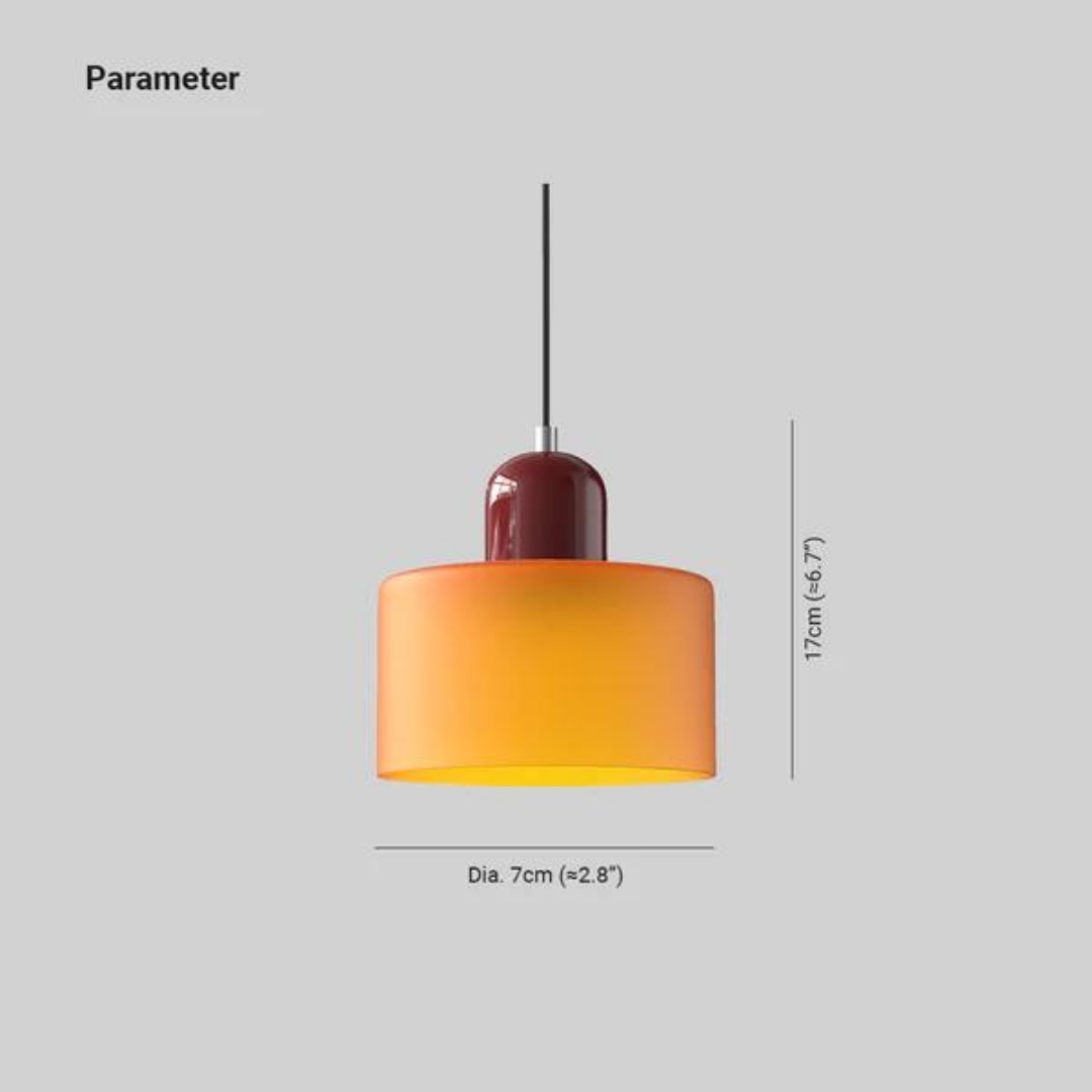 Elegante Glas Cilinder Hanglamp | Sfeervolle Verlichting voor Woonkamer