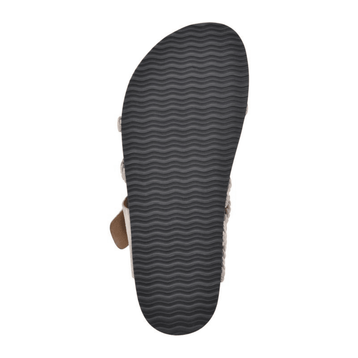 Orthopaedic Braided Cork Sandals - Natural Comfort &amp; Arch Support