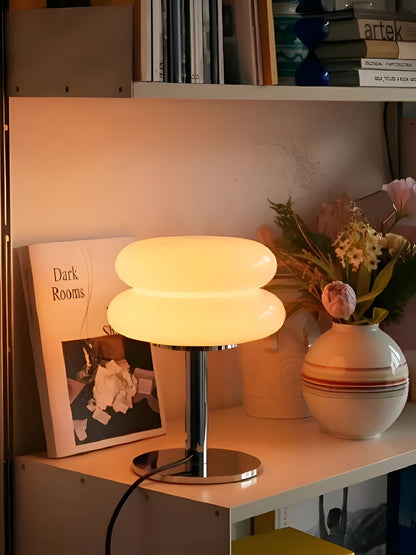 Macaron Glas Tafellamp | Elegante Sfeerverlichting voor Gezellig Woonkamer Ambiance