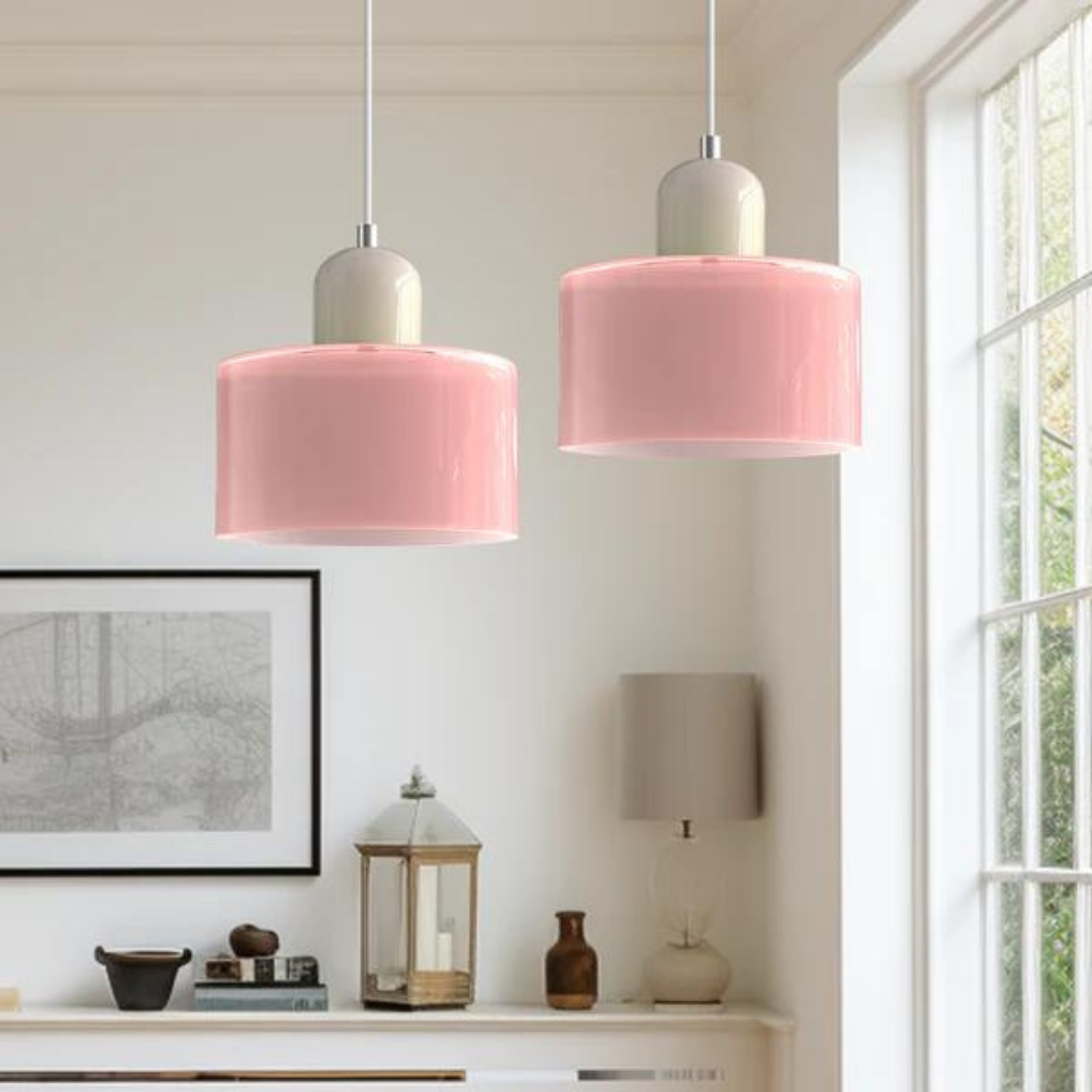 Elegante Glas Cilinder Hanglamp | Sfeervolle Verlichting voor Woonkamer
