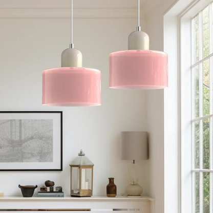 Elegante Glas Cilinder Hanglamp | Sfeervolle Verlichting voor Woonkamer