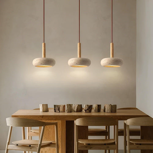 HaloStone Glow Wabi-Sabi Plafondlamp | Retro Steen LED Japans Design