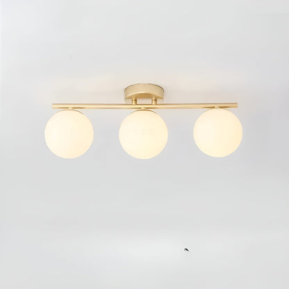LED Glas Plafondlamp Nordic | Stijlvolle Verlichting voor Woon- en Slaapkamer