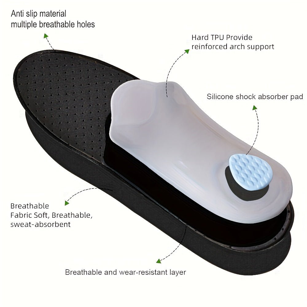 Premium Arch Support Insoles - Orthopaedic Foot Pain Relief for Any Shoe