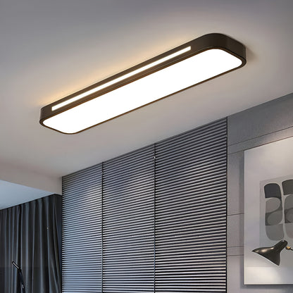 Langwerpige Plafondlamp Heldere Lijnen | Modern Design voor Woonkamer en Eetruimte