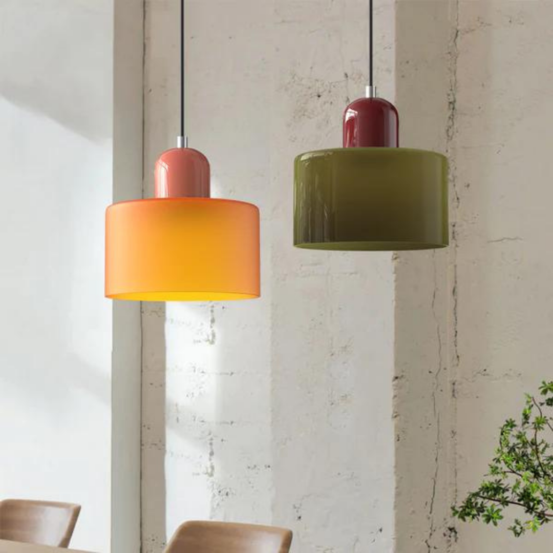 Elegante Glas Cilinder Hanglamp | Sfeervolle Verlichting voor Woonkamer