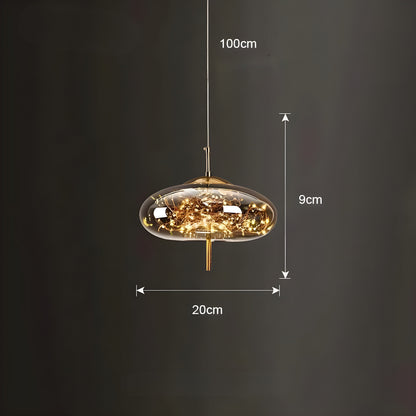 CrystalBeam Ster Effect LED Hanglamp | Modern Fonkelend Plafondlicht