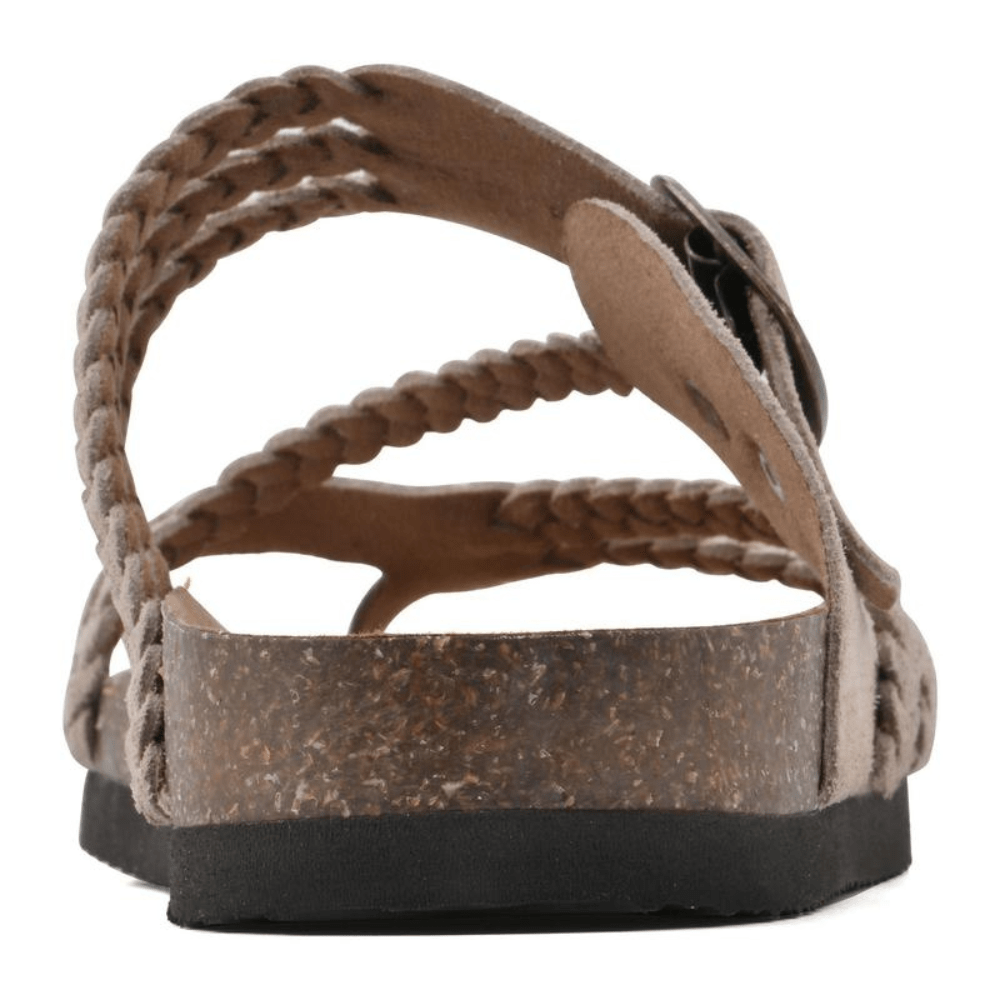 Orthopaedic Braided Cork Sandals - Natural Comfort &amp; Arch Support