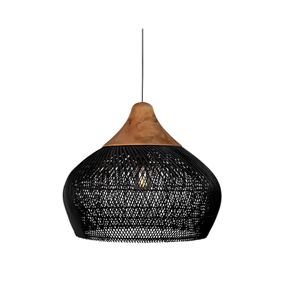 BistroBeam Rattan Hanglamp | Moderne Natuurlijke Verlichting voor Eetkamer