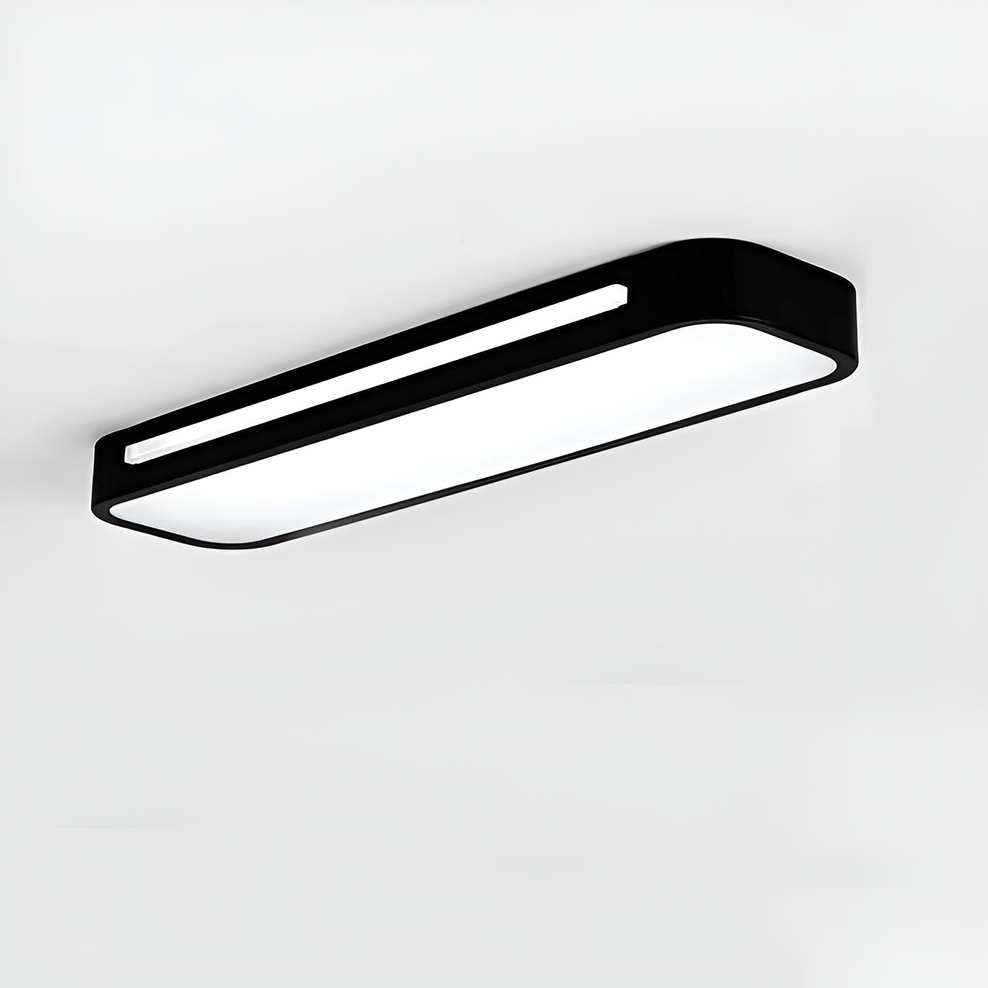 Langwerpige Plafondlamp Heldere Lijnen | Modern Design voor Woonkamer en Eetruimte