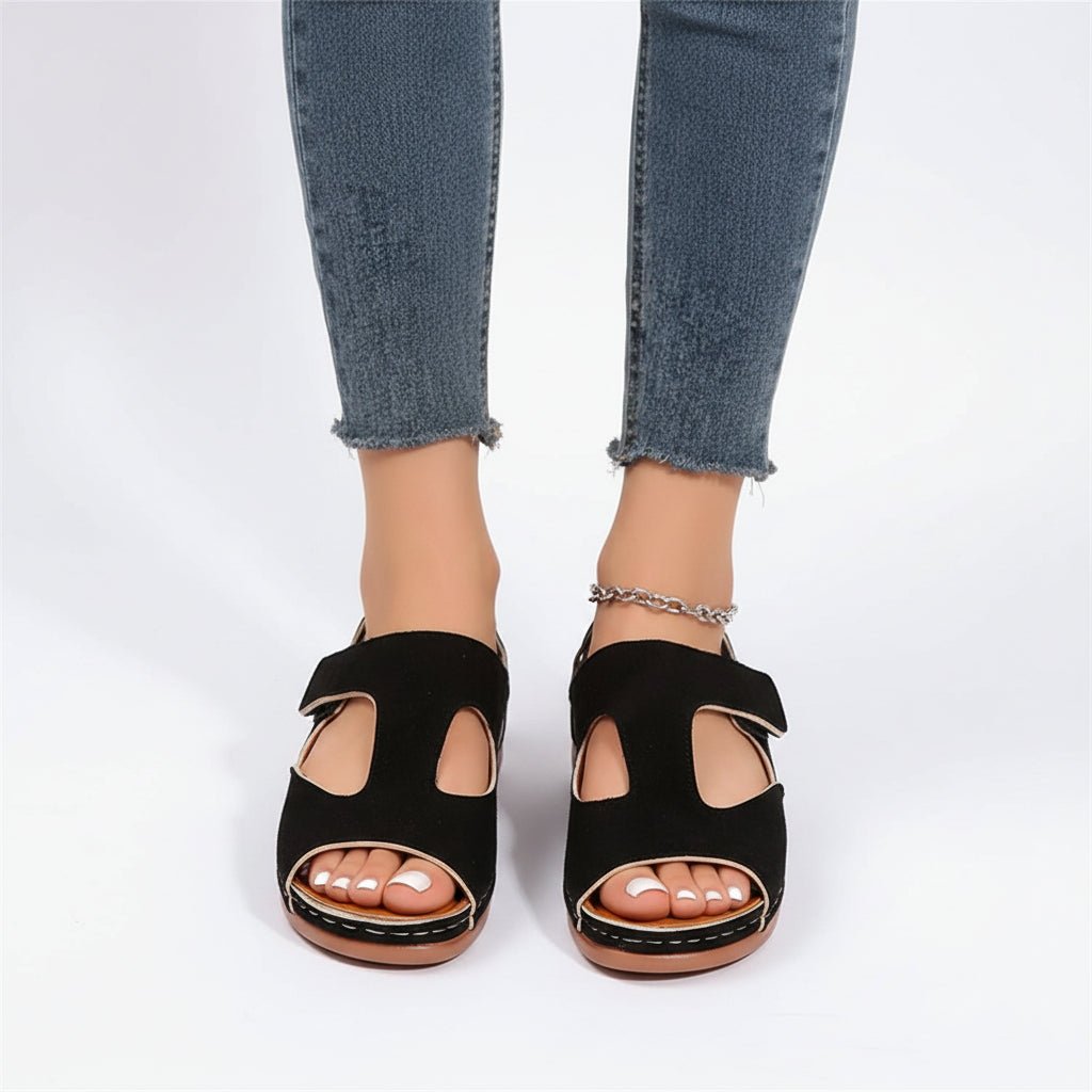 Orthopaedic Suede Walking Sandals for Women - Premium Comfort &amp; Support