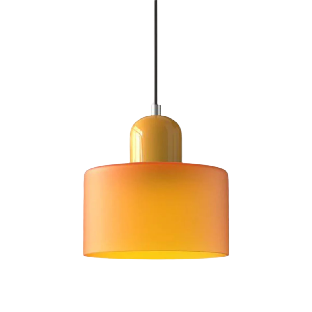 Elegante Glas Cilinder Hanglamp | Sfeervolle Verlichting voor Woonkamer