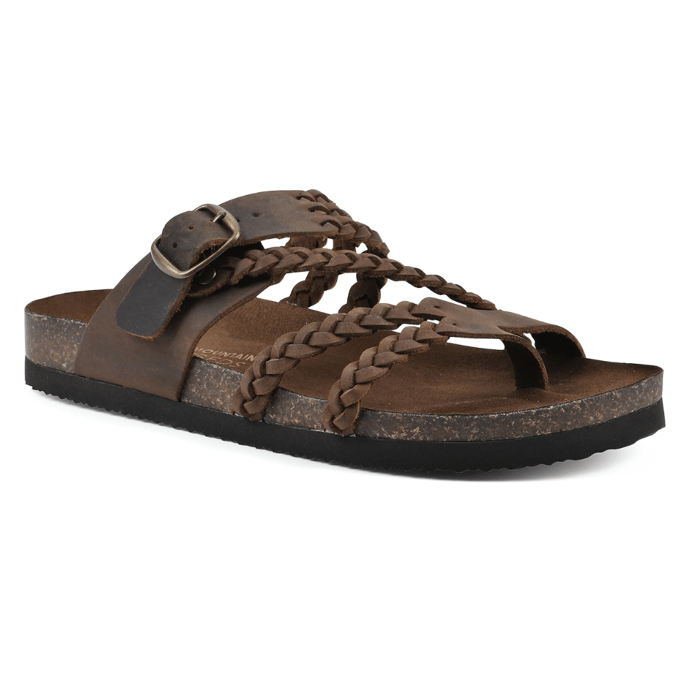 Orthopaedic Braided Cork Sandals - Natural Comfort &amp; Arch Support