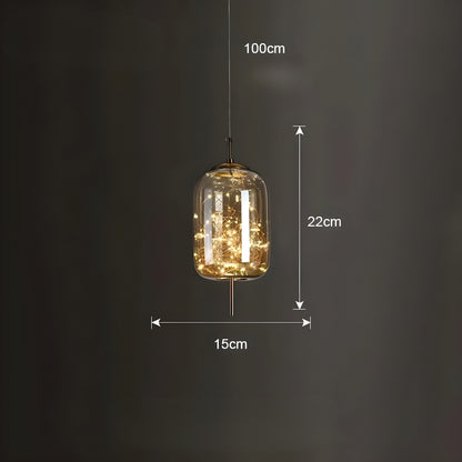 CrystalBeam Ster Effect LED Hanglamp | Modern Fonkelend Plafondlicht