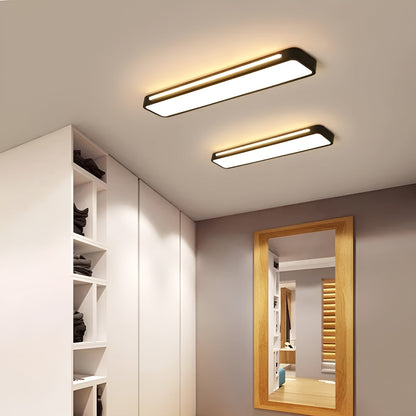 Langwerpige Plafondlamp Heldere Lijnen | Modern Design voor Woonkamer en Eetruimte