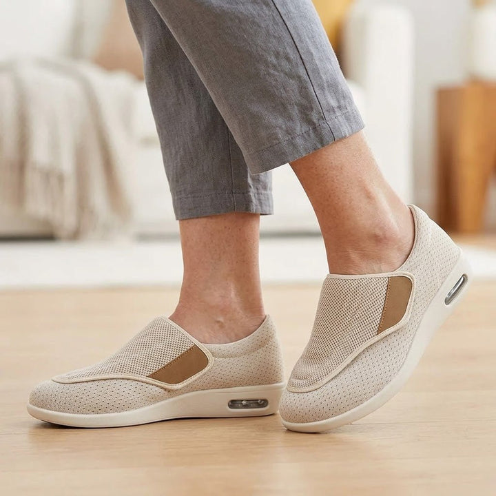 Diabetic Wide-Fit Walking Shoes Unisex - Orthopaedic Roomy Comfort