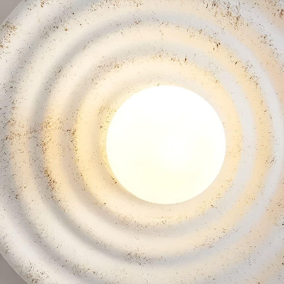 Wabi-Sabi Elegance Japanse Ronde Wandlamp | Designer Wandverlichting
