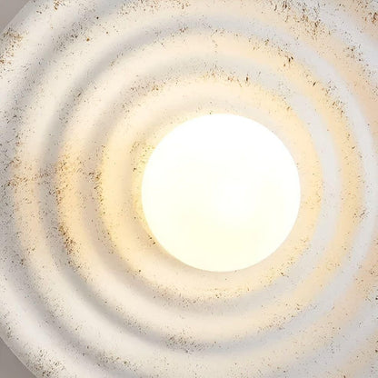 Wabi-Sabi Elegance Japanse Ronde Wandlamp | Designer Wandverlichting