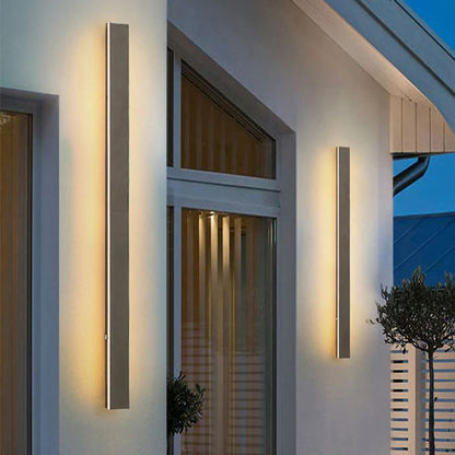 Ray Moderne Lineaire Buitenwandlamp Metaal Acryl | Tuin en Hal Verlichting