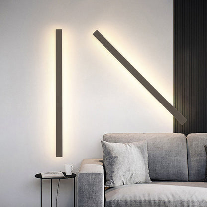 Ray Moderne Lineaire Buitenwandlamp Metaal Acryl | Tuin en Hal Verlichting