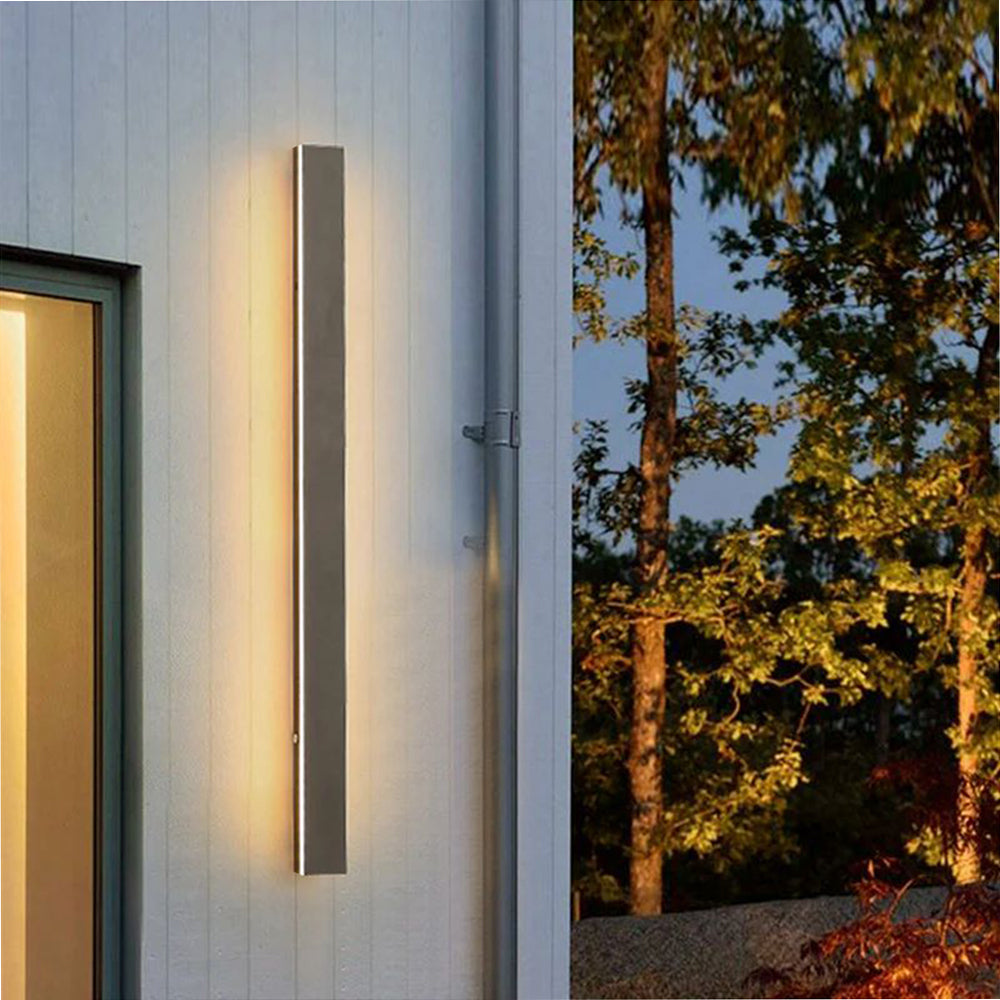 Ray Moderne Lineaire Buitenwandlamp Metaal Acryl | Tuin en Hal Verlichting