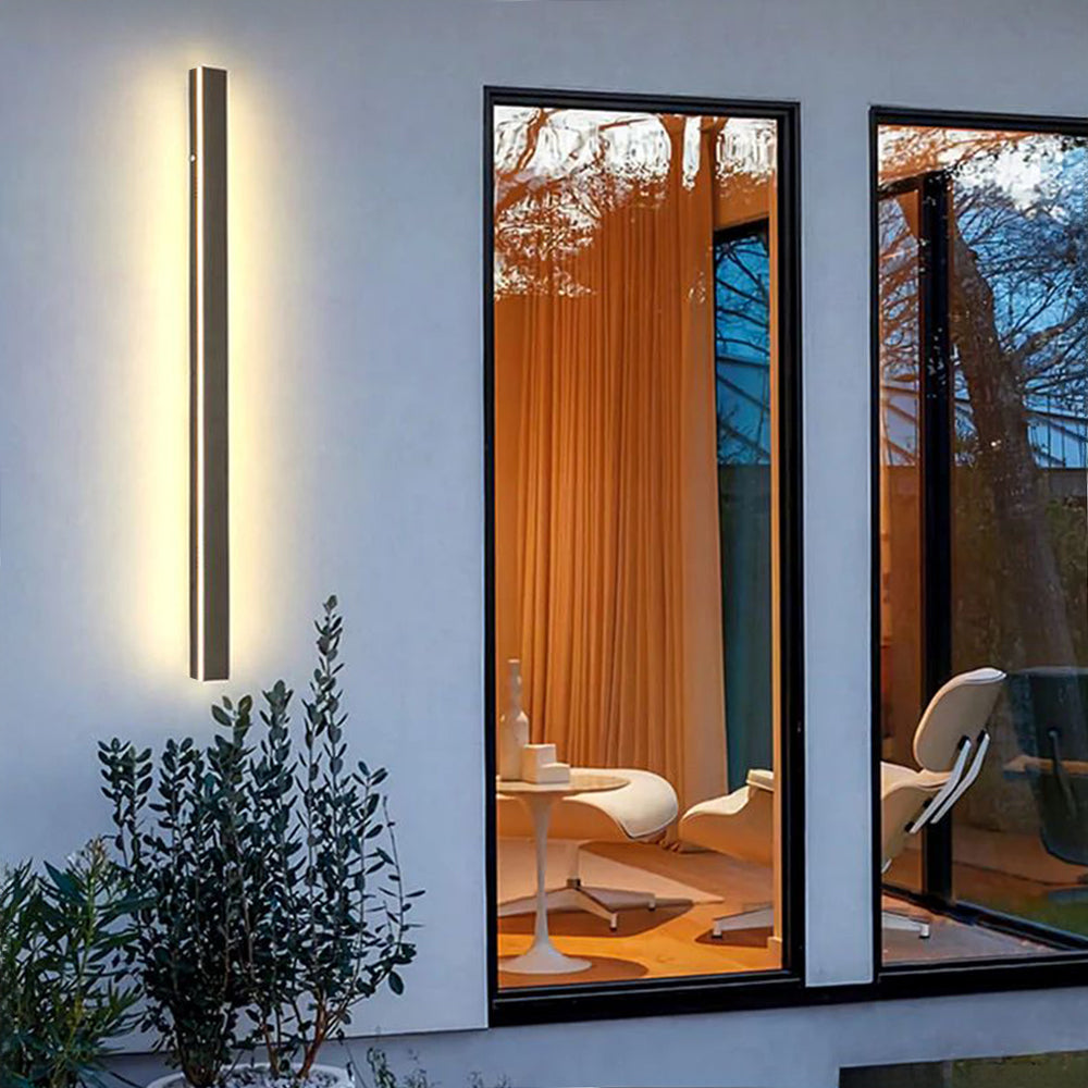 Ray Moderne Lineaire Buitenwandlamp Metaal Acryl | Tuin en Hal Verlichting