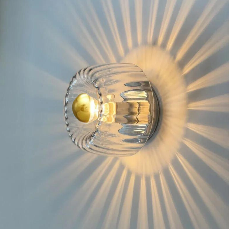 Nordic Bauhaus Wandlamp | Glas en Metaal E14 Accentverlichting