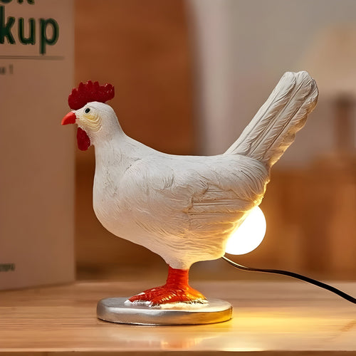 ChickGlow Kip LED Nachtlamp | Schattig Decoratief Nachtlicht voor Bureau