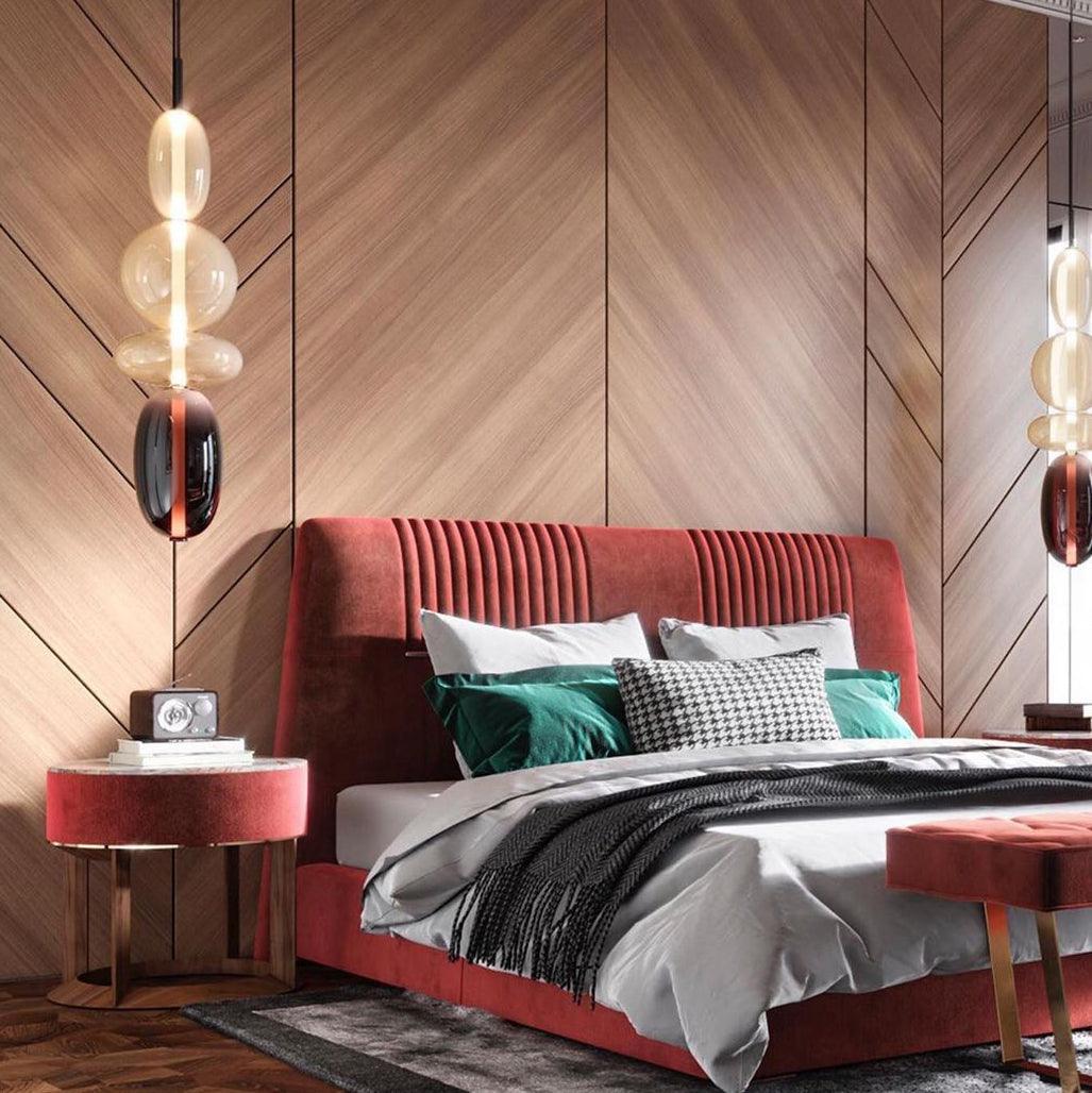 LumiSphere Modern Kleurrijke Glas Hanglamp | Sfeervolle LED Verlichting