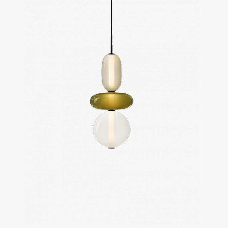 LumiSphere Modern Kleurrijke Glas Hanglamp | Sfeervolle LED Verlichting