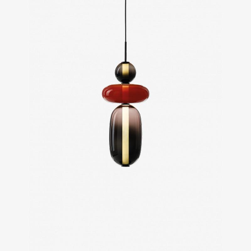 LumiSphere Modern Kleurrijke Glas Hanglamp | Sfeervolle LED Verlichting