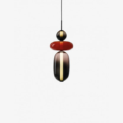LumiSphere Modern Kleurrijke Glas Hanglamp | Sfeervolle LED Verlichting