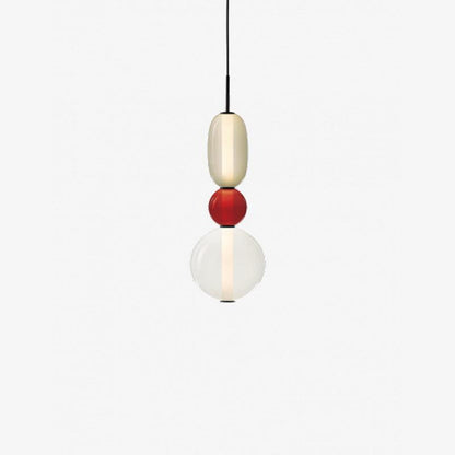 LumiSphere Modern Kleurrijke Glas Hanglamp | Sfeervolle LED Verlichting