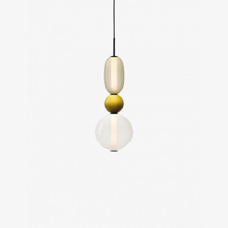 LumiSphere Modern Kleurrijke Glas Hanglamp | Sfeervolle LED Verlichting