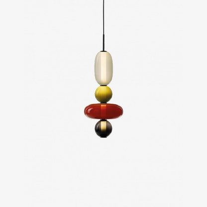 LumiSphere Modern Kleurrijke Glas Hanglamp | Sfeervolle LED Verlichting