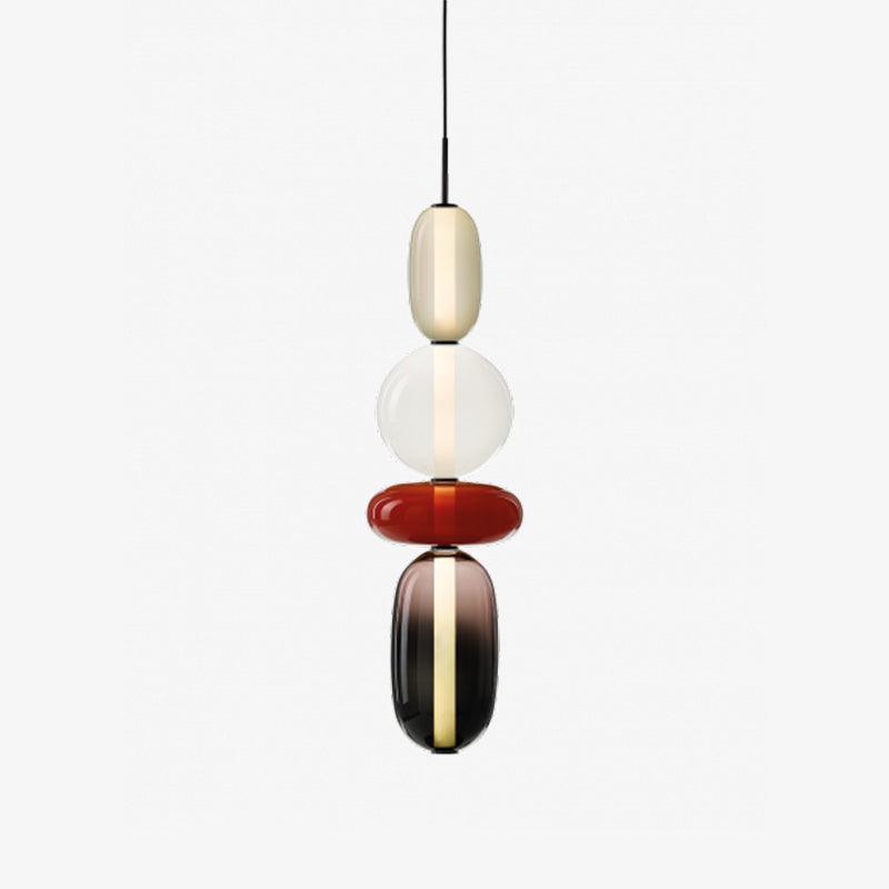 LumiSphere Modern Kleurrijke Glas Hanglamp | Sfeervolle LED Verlichting