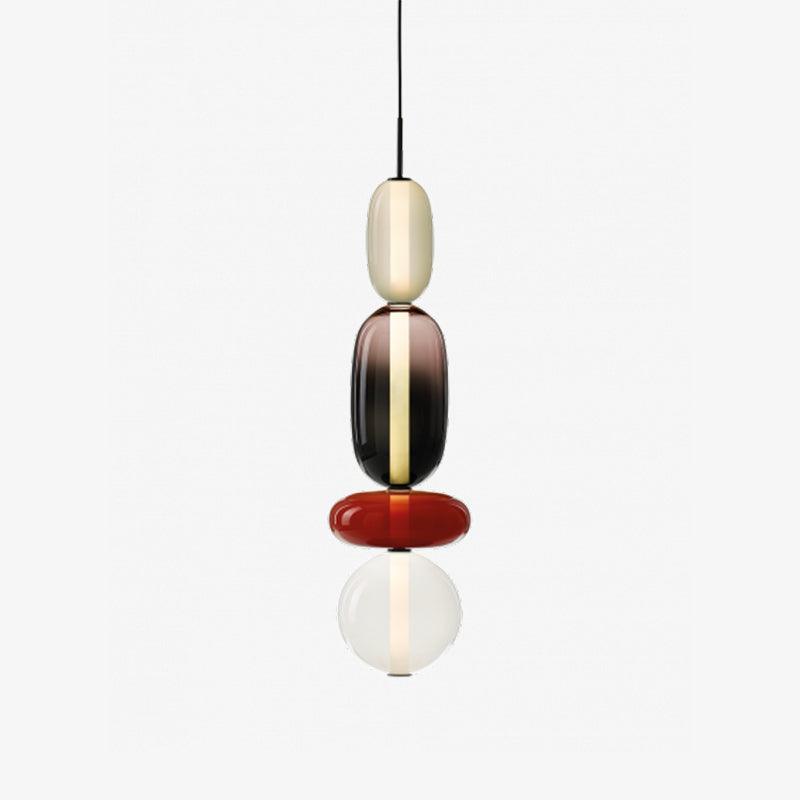 LumiSphere Modern Kleurrijke Glas Hanglamp | Sfeervolle LED Verlichting