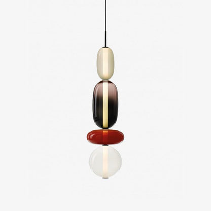 LumiSphere Modern Kleurrijke Glas Hanglamp | Sfeervolle LED Verlichting