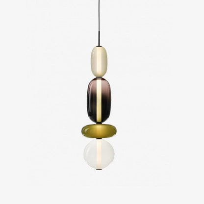 LumiSphere Modern Kleurrijke Glas Hanglamp | Sfeervolle LED Verlichting