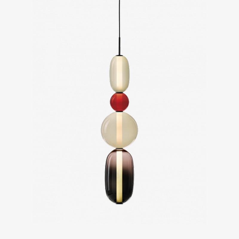 LumiSphere Modern Kleurrijke Glas Hanglamp | Sfeervolle LED Verlichting