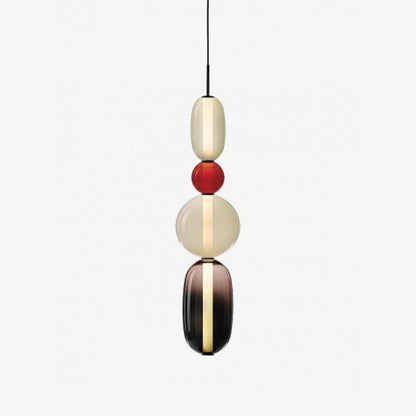 LumiSphere Modern Kleurrijke Glas Hanglamp | Sfeervolle LED Verlichting