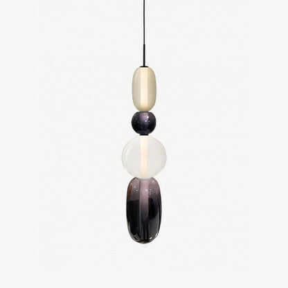 LumiSphere Modern Kleurrijke Glas Hanglamp | Sfeervolle LED Verlichting