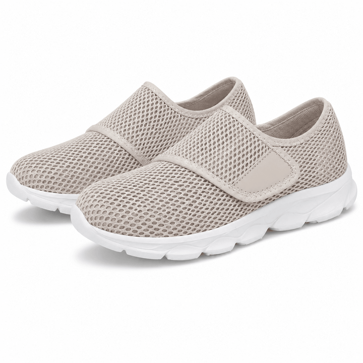 Diabetic Wide-Fit Walking Shoes - Breathable Comfort with Arch Support