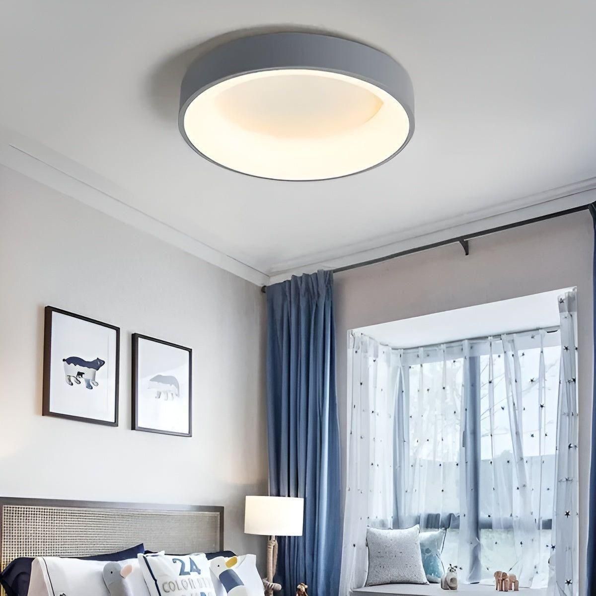 CircleGlimmer Light | Nordic LED Ronde Plafondlamp voor Woonkamer