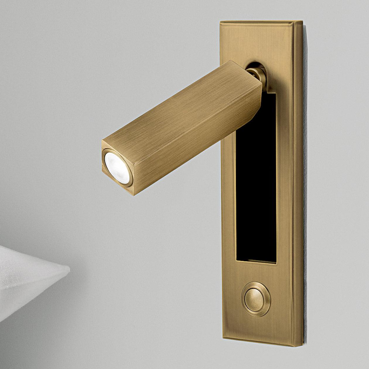 Xevos LED Inbouw Wandlamp Draaibaar | Moderne Leeslamp voor Slaapkamer