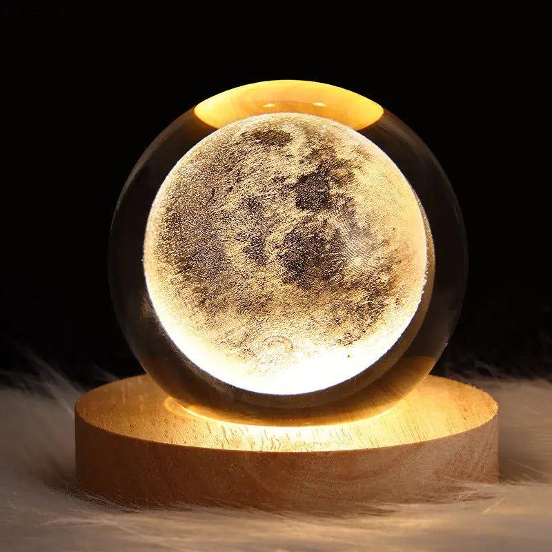 Galaxy Glow | Astronomie Kristal Lamp voor Decoratieve Sfeerverlichting
