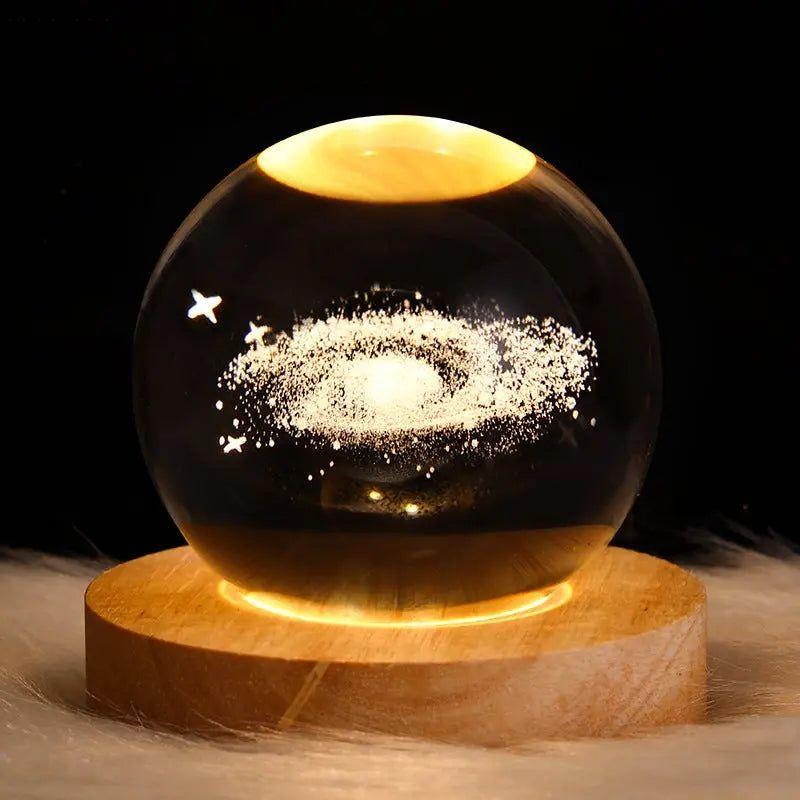 Galaxy Glow | Astronomie Kristal Lamp voor Decoratieve Sfeerverlichting