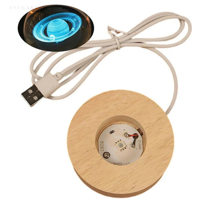 Galaxy Glow | Astronomie Kristal Lamp voor Decoratieve Sfeerverlichting