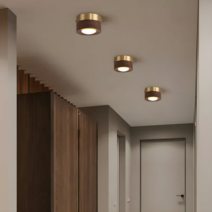 WalnutLume Walnoot LED Plafondlamp | Modern Houten Design Verlichting